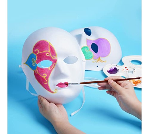 Beyaz Renk Boyanabilir Anonim Tam Yüz Cosplay Maske 24x18 cm Beyaz Renk Boyanabilir Anonim Tam Yüz Cosplay Maske 24x18 cm