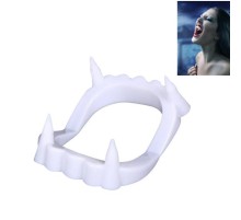 Beyaz Renk Çift Damak Takma Vampir Dişi