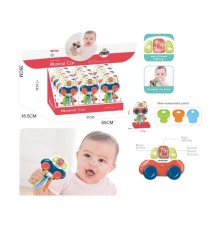 BIB6001-Vardem Işıklı Müzikli Anahtarlıklı Bebek Arabası