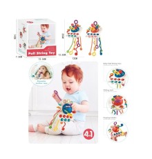 BIB68859-Vardem Duyusal Montessori Oyuncaklar  Toplu-Çekme İpli