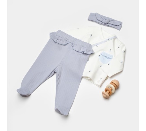 Bibaby Biorganic Love Floral 3 Parça Zıbın Seti 73346 Ekru Lila Bibaby Biorganic Love Floral 3 Parça Zıbın Seti 73346 Ekru Lila