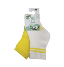 Derby Bamboo 2'Li Çorap 68386 Ekru Sarı