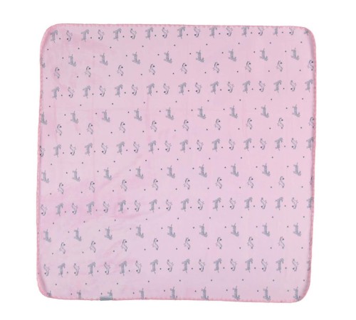 Happy Zebra Land Fluffy Bebek Battaniye 64529 Pembe Happy Zebra Land Fluffy Bebek Battaniye 64529 Pembe