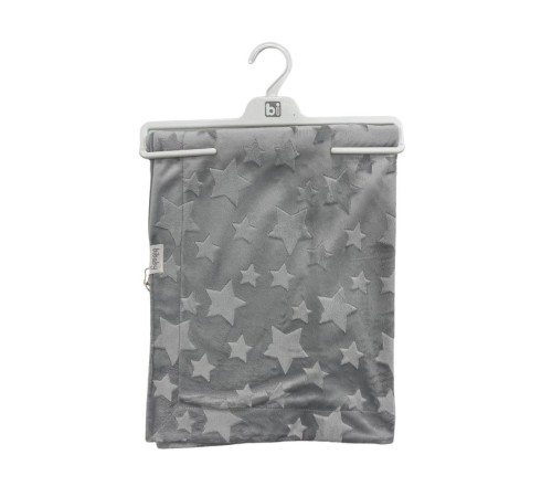 Bibaby Jacquard Star 82x90 Battaniye 64726 Grey Bibaby Jacquard Star 82x90 Battaniye 64726 Grey