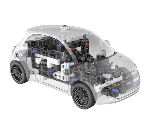 Bilim ve Oyun Mechanics Fiat 500e Elektrikli Araba Bilim ve Oyun Mechanics Fiat 500e Elektrikli Araba