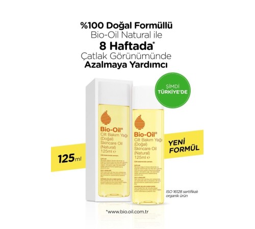 Bio-Oil Çatlak Karşıtı ve Natural Cilt Bakım Yağı 125ml Bio-Oil Çatlak Karşıtı ve Natural Cilt Bakım Yağı 125ml