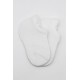 Bistyle 2'Li Sneakers Kaymaz Basic Penye Çorap BS20103 Beyaz Beyaz