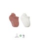 Bistyle 2'Li Sneakers Kaymaz Colours Penye Çorap BS20104 Ekru Pudra