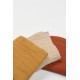 Bistyle 6'lı Müslin Mendil 20x20 cm 90106 Kiremit Bej Hardal