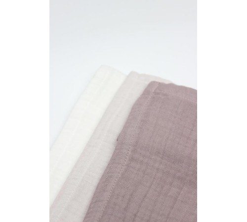 Bistyle 6'lı Müslin Mendil 20x20 cm 90106 Taş Ekru Antrasit