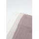 Bistyle 6'lı Müslin Mendil 20x20 cm 90106 Taş Ekru Antrasit