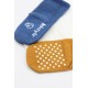 Bistyle Basic Kaymaz Penye Soket Çorap 3'Lü BS10106 İndigo Ekru Hardal