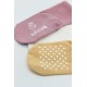 Bistyle Basic Kaymaz Penye Soket Çorap 3'Lü BS10106 Pudra Ekru Somon
