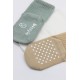 Bistyle Basic Kaymaz Penye Soket Çorap 3'Lü BS10107 Nil Ekru Bej