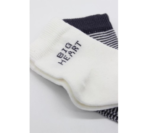 Bistyle Big Heart Penye Soket Çorap 2'Li BS10117 Antrasit Bistyle Big Heart Penye Soket Çorap 2'Li BS10117 Antrasit