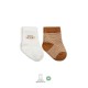 Bistyle Big Heart Penye Soket Çorap 2'Li BS10117 Hardal