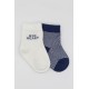 Bistyle Big Heart Penye Soket Çorap 2'Li BS10117 Lacivert