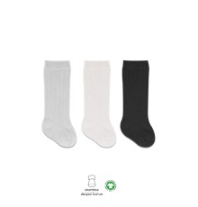 Bistyle Derby Dizaltı Çorap 3'Lü BS40101 Ekru Gri Siyah