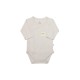 Bistyle Organic Modal Flying Balloons Kruvaze Uzun Kol Body BS17121 Bej