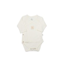 Bistyle Organic Modal Flying Balloons Kruvaze Uzun Kol Body BS17121 Ekru