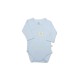 Bistyle Organic Modal Flying Balloons Kruvaze Uzun Kol Body BS17121 Mavi