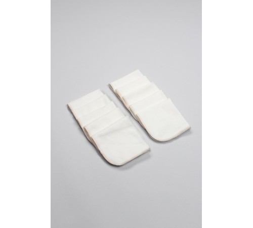 Bistyle Organik 28x28 10'Lu Penye Mendil 90101 Ekru