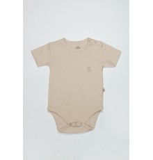 Bistyle Organik Natural Basic Style Yarım Kol Body BS17103 Bej