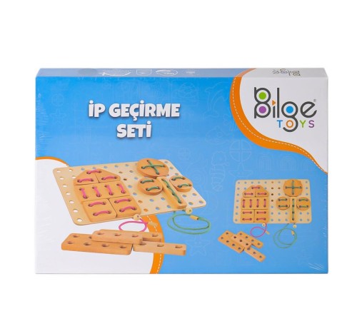 BLG-111 Ahşap İp Geçirme Oyun Seti BLG-111 Ahşap İp Geçirme Oyun Seti