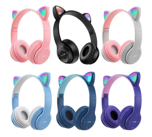 Bluetooth Kedili Kulaklık Bluetooth Kedili Kulaklık