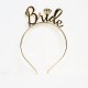 BrideYazılıTaçveBrideToBeYazılıGözlükSetiAltınRenk