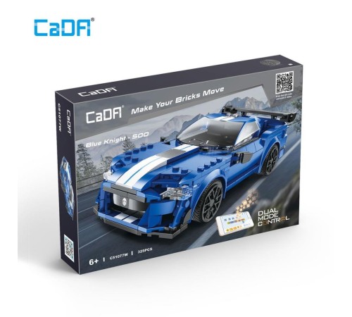 C51077W Cada Blue Knight Blok Seti 325 Parça -Vagon life C51077W Cada Blue Knight Blok Seti 325 Parça -Vagon life