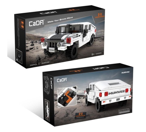 C55022W CADA Humvee Jeep Blok Seti 328 Parça-Vagon life
