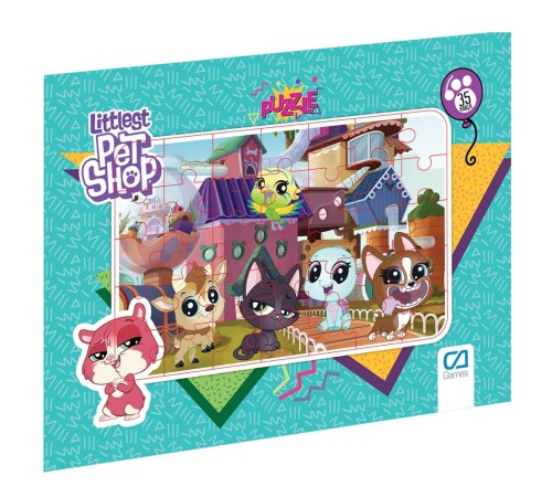 CA 5018-5019 Littlest Pet Shop Frame Puzzle 35 Parça-CA Games CA 5018-5019 Littlest Pet Shop Frame Puzzle 35 Parça-CA Games