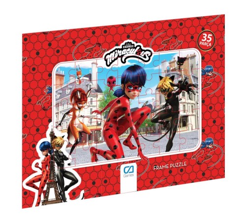CA 5020-5022 Miraculous Frame Puzzle 35 Parça-CA Games CA 5020-5022 Miraculous Frame Puzzle 35 Parça-CA Games