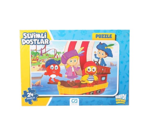 CAFRM-5121-5122 Sevimli Dostlar Frame Puzzle 24 Parça CAFRM-5121-5122 Sevimli Dostlar Frame Puzzle 24 Parça