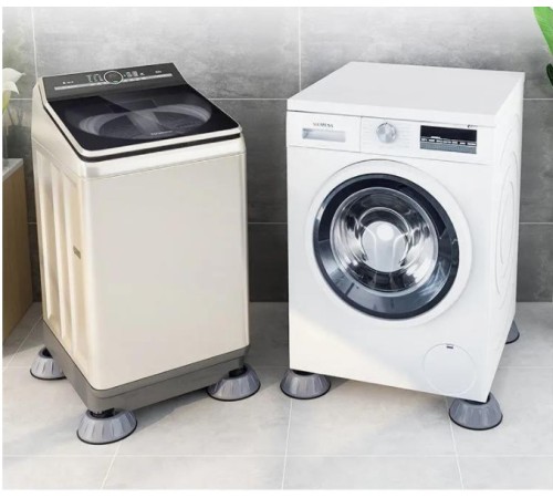 Çamaşır Makinesi Titreşim Engelleyici Stoper GRİ 4 lü Set