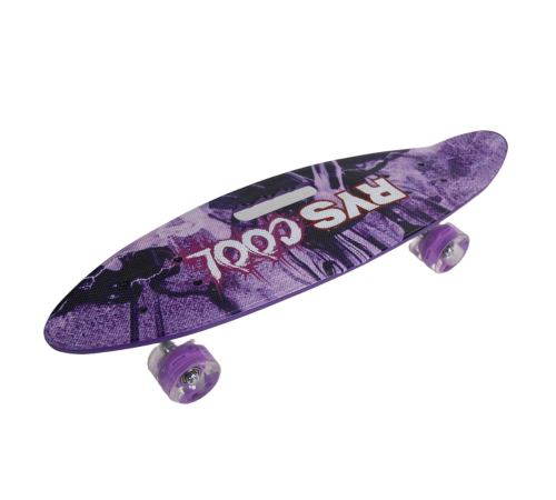 Desenli Orta Boy Işıklı Kaykay 60 cm Desenli Orta Boy Işıklı Kaykay 60 cm