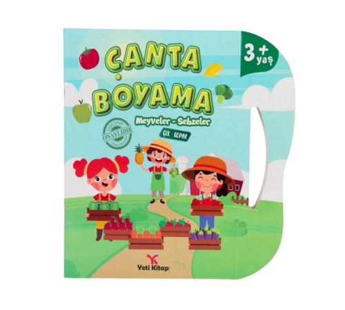 Çanta Kitap Boyama Kitabı Meyve ve Sebzeler Çanta Kitap Boyama Kitabı Meyve ve Sebzeler