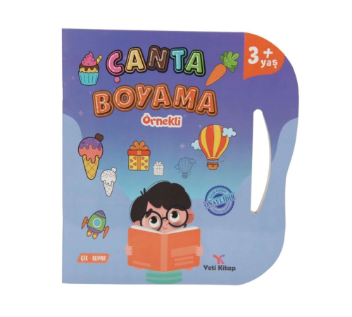Çanta Kitap Boyama Kitabı Örnekli Çanta Kitap Boyama Kitabı Örnekli