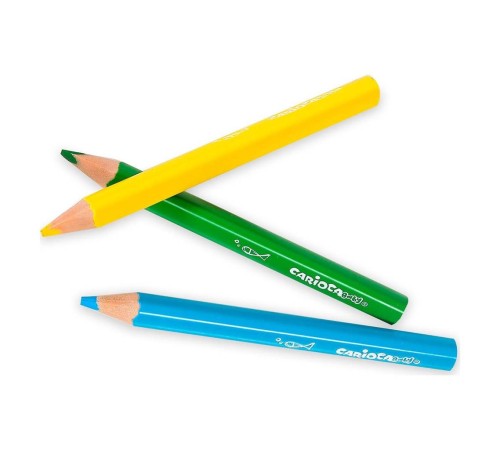 Carioca Baby Jumbo Üçgen Kuru Boya Kalemi 10'lu Carioca Baby Jumbo Üçgen Kuru Boya Kalemi 10'lu