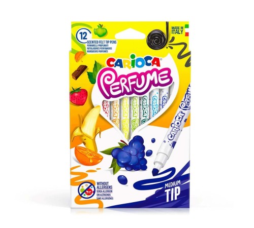 Carioca Kokulu Keçeli Boya Kalemi 12'li Carioca Kokulu Keçeli Boya Kalemi 12'li