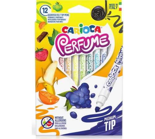Carioca Kokulu Keçeli Boya Kalemi 12'Li Carioca Kokulu Keçeli Boya Kalemi 12'Li