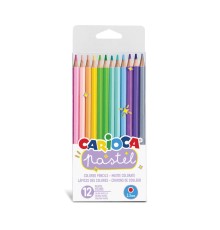 Carioca Pastel Renk Kuru Boya Kalemi 12'Li