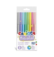 Carioca Pastel Süper Yıkanabilir Keçeli Kalem 8'Li