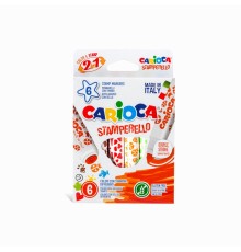 Carioca Stamperello Yıkanabilir Keçeli Boya Kalemi 6'Lı