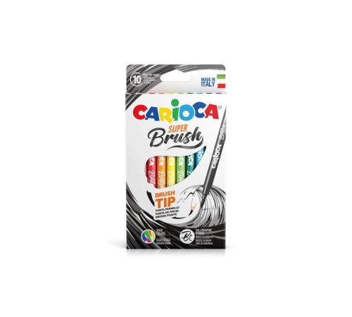 Carioca Süper Brush Keçeli Boya Kalemi 10lu Carioca Süper Brush Keçeli Boya Kalemi 10lu