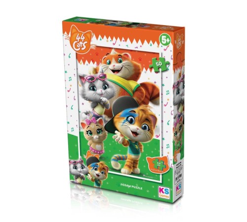 CAT 709 44 Kedi Puzzle 50 Parça - Ks Puzzle CAT 709 44 Kedi Puzzle 50 Parça - Ks Puzzle