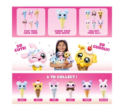 CCN03000 Coco Cones Tatlı Pelüş CCN03000 Coco Cones Tatlı Pelüş