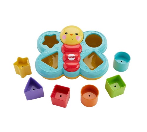 CDC22 Fisher-Price® Şekil Eşleştirme Arkadaşı Kelebek / Sıralama ve Şekil Ayırma Oyuncakları CDC22 Fisher-Price® Şekil Eşleştirme Arkadaşı Kelebek / Sıralama ve Şekil Ayırma Oyuncakları