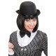 Charlie Chaplin Stil Yetişkin Şapkası – Siyah Melon Parti Şapkası